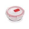 CURVER Round Glass Airtight Food Storage Container (3pcs) - 0.2L