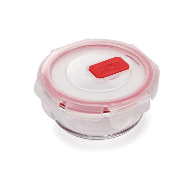 CURVER Round Glass Airtight Food Storage Container (3pcs) - 0.2L