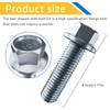 Wllead LS Engine Transmission 4L60e Bell Housing Bolts Set Kit