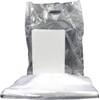 Reusable CLEAR Plastic Carrier Bags with Patch Handle - 38cm