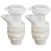 Mudder 2 Pieces Push Button Water Spigot Replacement, Reusable Plastic