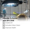 Oiibo Bird Cage Light Fixture Combo Kit, AvianSun Lamp Hood