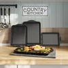 Country Kitchen Nonstick Stackable Bakeware Set - Durable, Easy Release