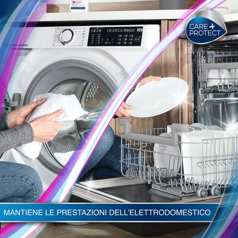 CARE + PROTECT 3 IN 1 LIQUIDO: decalcificante, sgrassante e