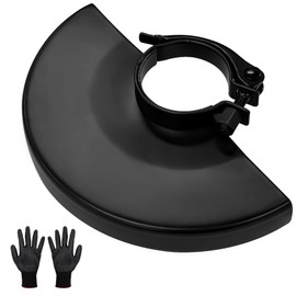 397661-01 Adjustable Metal Grinder Guard, Replacement for 6"/5"/4-1/2"/4" Dewalt D28402 D28110 D28111 D28112 DCG412B D28116 DW818 DC413 RYOBI Angle Grinder Guard with gloves, 6.5"
