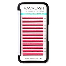Colored Lash Extensions 0.07mm DD Curl Pink Individual Volume Lashes Extensions 8-15 Mix Length Color Eyelash Extensions for Salon (Pink 0.07-DD, 8-15mm)