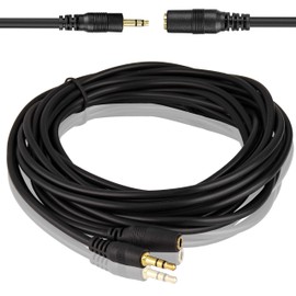 Inovat 10M 30 Feet 3.5mm Jack Audio Stereo Earphone M/F Extension Cable Cord Male to Female