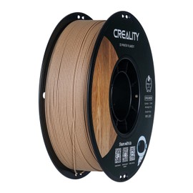 Creality Wood PLA Filament 1.75mm, Realistic Wood Grain & Silk Finish, High Toughness, Low Warp, 1kg Spool, for All FDM 3D Printers