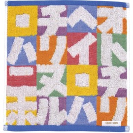 Marushin 6165002500 Hand Towel, SOU, 9.8 x 9.8 inches (25 x 25 cm), Iroha Pretend Toel, Made in Japan, Imabari Certified Towel