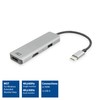 ACT USB C HDMI Adapter with Aluminium Housing, 4K@30Hz Dual