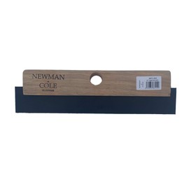 Newman & Cole Wooden Floor Squeegee with Rubber Blade - Ideal for Outdoor Wet Rooms, Swimming Pool etc Available in 12", 18", 24" and 36" (12" / 12" Squeegee)