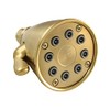 Kingston Brass K139A7 Victorian Shower Head, Brushed Brass 3.63 x