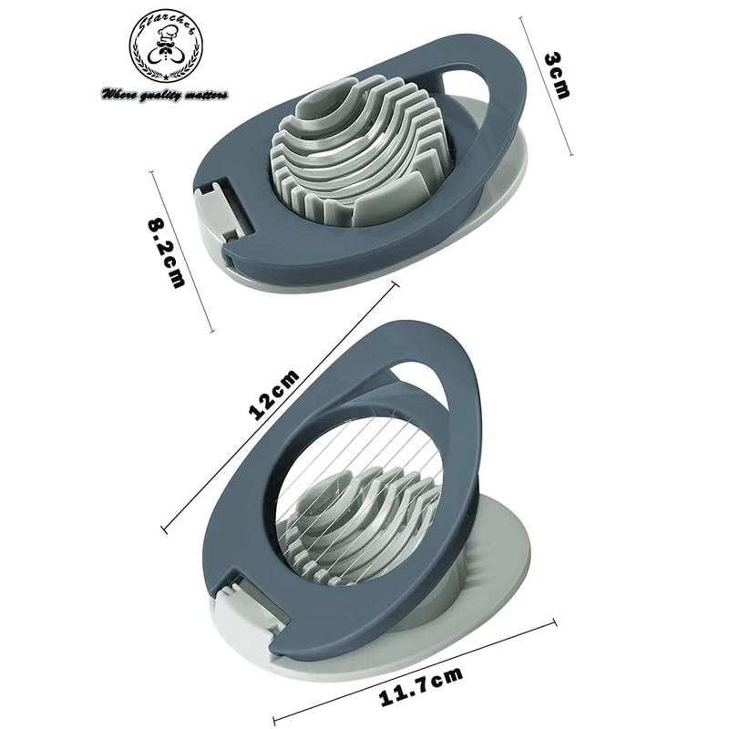 Starchef Stainless Steel Preserved Egg Ham Banana Cutter Slicer, Slice