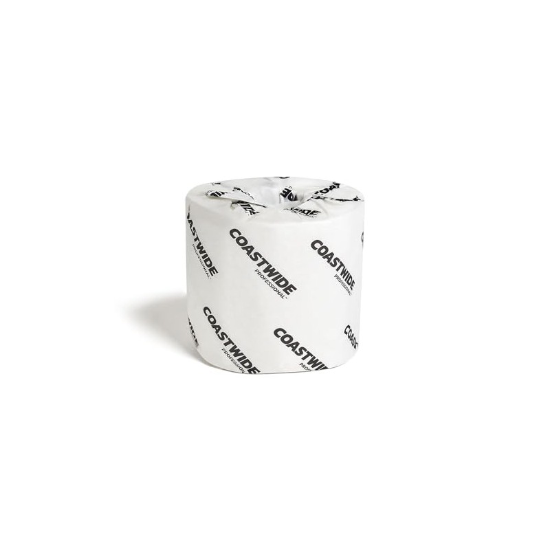 Coastwide Professional™ Toilet Paper, 2-ply, White, 500 Sheets/Roll, 96 Rolls/Case