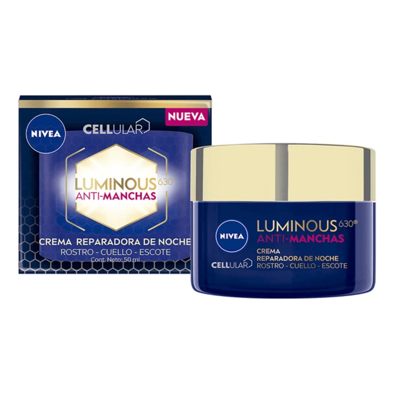 Crema Facial Reparadora Noche Anti-manchas Ácido Hialurónico