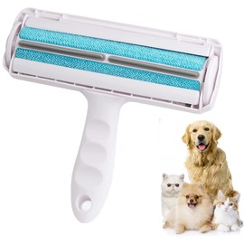 Pet Hair Removal Roller Reusable Dog Cat Hair Remover Lint Roller, Easy to Clean Lint Remover Easy to Clean Reusable Dog/Cat Hair Remover Tool for Furniture Sofa Carpet Bedding Clothing