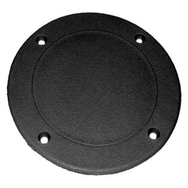 T-H Marine SDP-2-DP Screw Down Deck Plates, 8" - Black