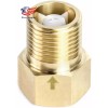 Hardwareeeer Brass One-way Check Valve 1/2" Female to 1/2" Male