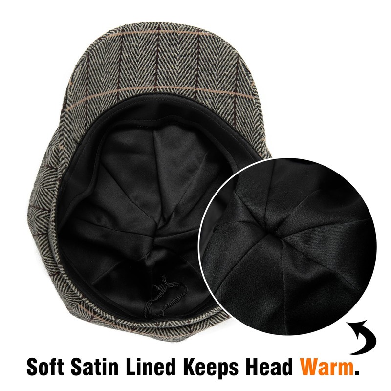 Winter Hats for Women Ladies Wool Peaked Beret Hats Baker