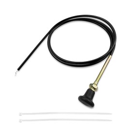 Replace 054-8017-00 Mower Choke Cable Fits for Bad Boy Stens Mower 290-610 / CZT Elite/Compact Outlaw/MZ Magnum/Maverick/Outlaw/Outlaw XP, 62" Long Choke Cable