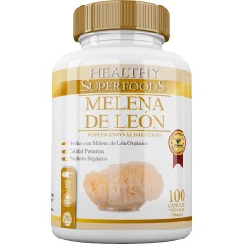 Hongo Melena De León (lions Mane)orgánic 100 Capsulas 500mg Sabor Natural