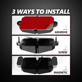 Bleu Clair Bleu Clair Anti-Theft Video Doorbell Mount All Metal Compatible with Ring/Blink Wireless Doorbell, With Charging port, No Drill, Not Block Doorbell Motion Sensor, for Rentals Apartment