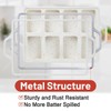 CAKETIME Mini Loaf Pans, Metal Reinforced Frame Silicone Mini Bread