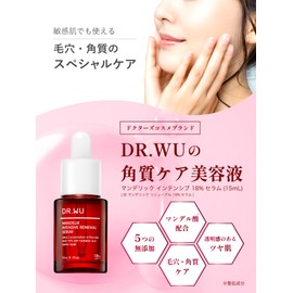 DR.WU Mandelic Acid Peeling Exfoliating Care Essence Mandelic Intensive 18% Serum (Mandelic Renewal 18% Serum) (15 mL)