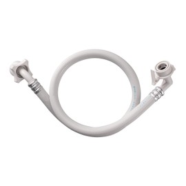 SANEI (サンエイ) Automatic Washing Machine Water Supply Hose L-Type, Length 0.8m, Twist-Resistant, Less Prone to Bending, Separate Solder End PT1700-1-0.8