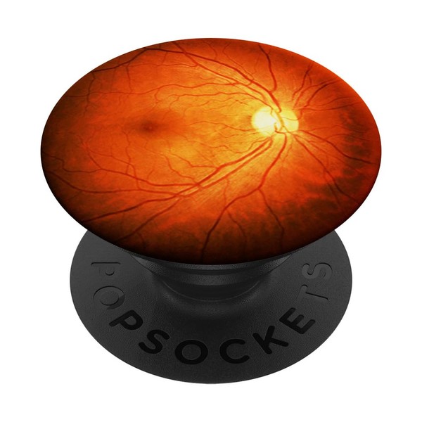 Retinal Eye Optic Disk Blood Vessels Eyeball Fundus Scan PopSockets