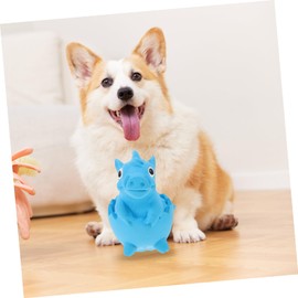 BESPORTBLE Squeaky Dog Toy for Interactive Play Durable Dinosaur Shape Pet Toy for Teething Exercise for Indoor Outdoor Fun