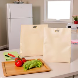 2Pcs Toaster Bags,Grilled Cheese Sandwiches Baked Toast Food Bags,Nonstick Toast Bags for Heat Resistant,Made Easy Reusable Size 16×18cm Comfortable and Environmentally Cookware