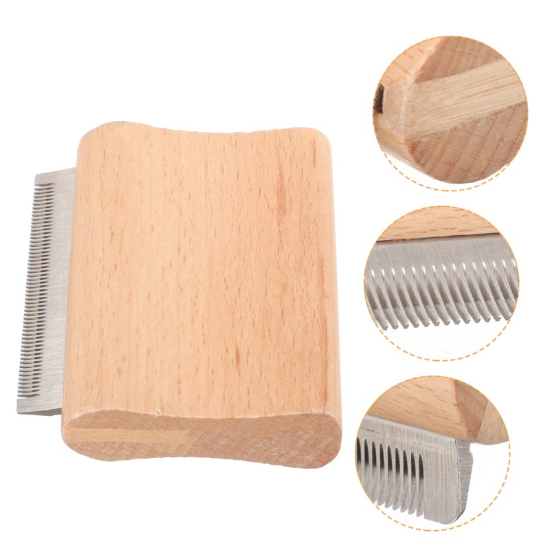 Kisangel 2pcs Grooming Tools Deshedding Brush Horse Hair Comb Comfortable