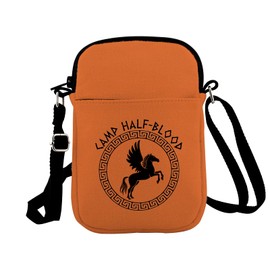 WCGXKO Percy Movie Gift Camp Half-blood Greek Mythology Gift Camp Half-Blood Long Island Crossbody Bag Bookish Gift (Half-Blood Cr)
