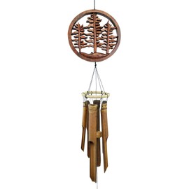Cohasset Gifts 272F Cohasset Three Tree Bamboo, Forest Wind Chime