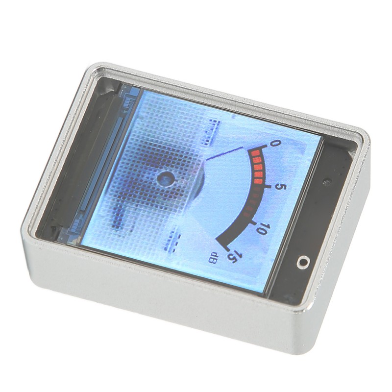 VU Meter Aluminium Alloy Shell 1.3 Inch Display Voice Activated