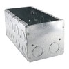Crouse-Hinds TP693 Steel Screw-On Mount 4-Gang Masonry Box 7-3/8 Inch