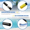 Heavy Duty 8FT Pool Brush Combo - 2-in-1 Pool Scrubber