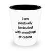ODDITEES Funny Pop Culture Shot Glass I Am Positively Bedeviled