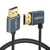 Twozoh Flexible HDMI to HDMI Cable Left Angled 90° 3.3FT,