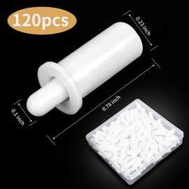 120Pcs Spring Loaded Plantation Shutter Replacement Repair Pins for Blind Slats, Movable Blade, Cabinet Door, Windows Tool Supplies