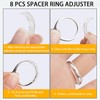 SSKHE 14PCS Invisible Ring Size Adjuster for Any Rings,Ring Adjuster