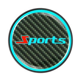 Aiyraa2 Stück Auto Innenraum Nachtlicht Becherhalter,Getränkehalter Untersetzer, Wasserdichter Nachtlicht-Untersetzer, Auto Innenraum Nachtlicht Becherhalter, Universell, rutschfest, Luminous