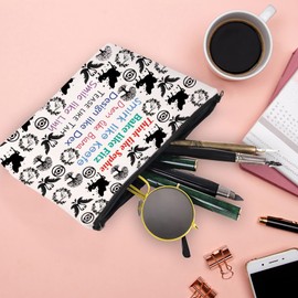 XYANFA KOTLC Gifts KOTLC Makeup Bag Keeper Fans Gift Bookish Gift Team Foster Keefe Merch KOTLC Reader Cosmetic Bag (Think Like Sopphie Crossbody bag)