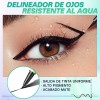 Minimeli Delineador De Ojos Plumín Indeleble Impermeable Negro