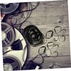 TEHAUX 50pcs Recorder Rubber Belts for Cassette Repair Flat Tape