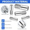Elesunory 60 Pcs 1/4" 5/16" 3/8" 1/2" Concrete Anchors, Zinc-Plated