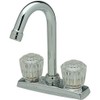 Elkay Dual Handle Standard Bar Faucet, Chrome LKA2475
