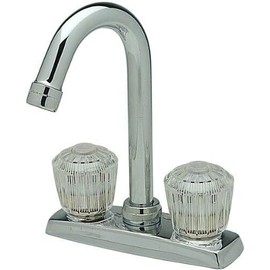 Elkay Dual Handle Standard Bar Faucet, Chrome LKA2475