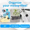 OWLKELA 2.4 inch Extra Jumbo Binder Clips 2 Pcs, Large